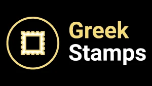 greek stamps logo